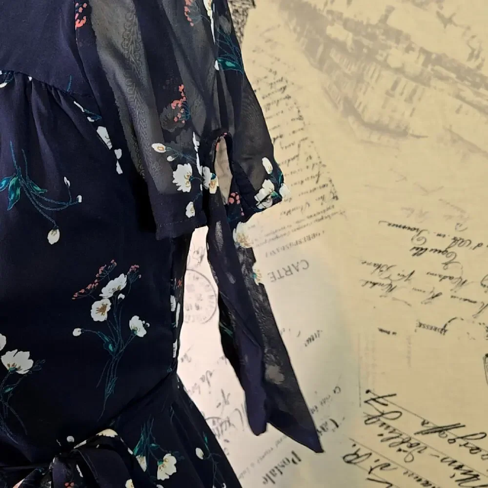 Miami Floral wrap dress size Small - Picture 7 of 12